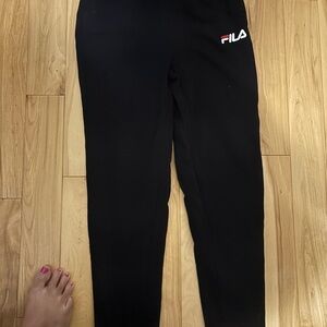 Fila Kids Classic Black Sweatpants